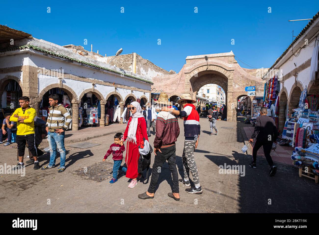 Marokko, Marrakesch Safi, Essaouira, die Medina, ein UNESCO-Weltkulturerbe Stockfoto