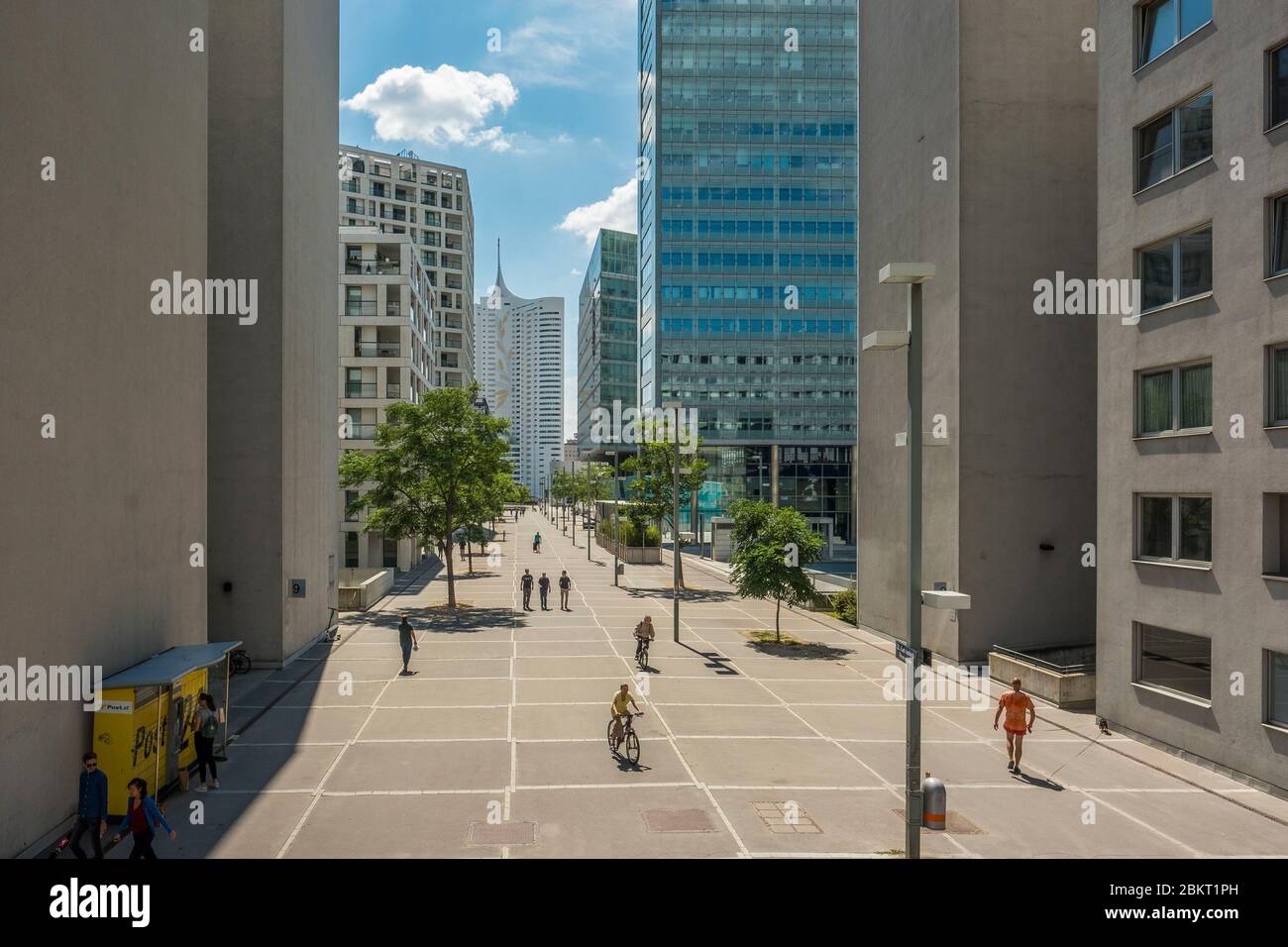 Österreich, Wien, das Geschäftsviertel von Wien Stockfoto