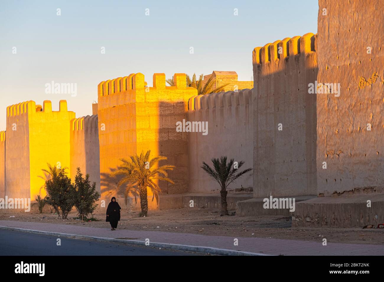 Marokko, Souss-Massa Region, Taroudant, die Stadtmauern Stockfoto
