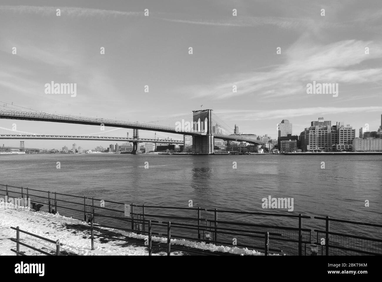 Brooklyn Bridge, New York, New York 10038, United States von John Augustus Roebling Stockfoto