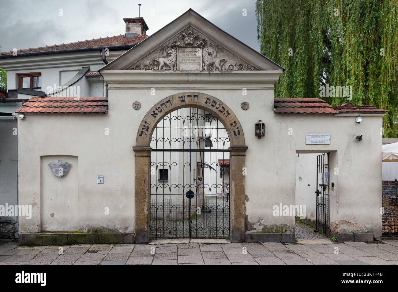 Synagoge Remuh, Krakau kleinste, aber aktivste Synagoge Stockfoto