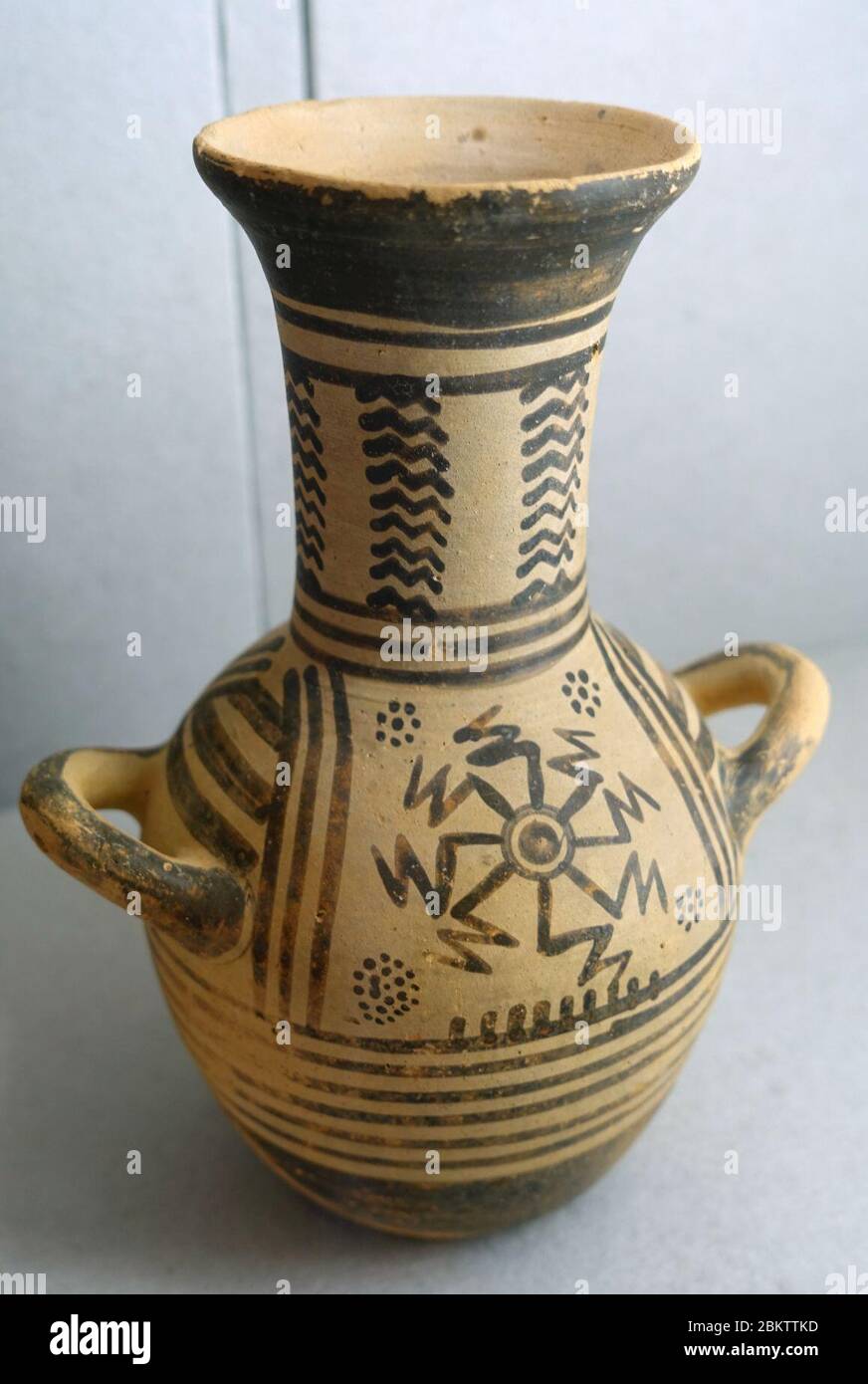 Hydria, Boetia, 750-700 v. Chr. Stockfoto