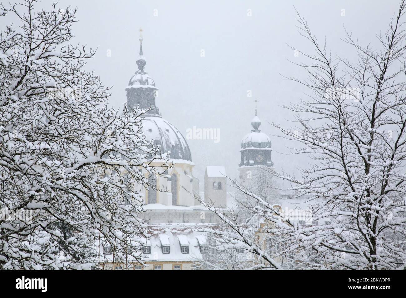 Kloster Ettal in Bayern. Deutschland Stockfoto