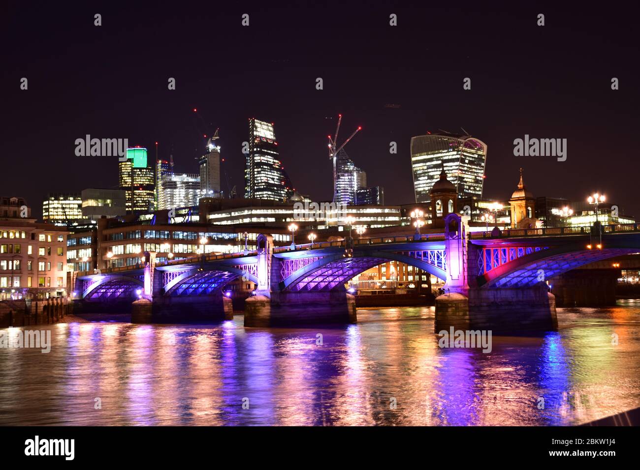 London Lumiere Lights Festival 2018 Stockfoto