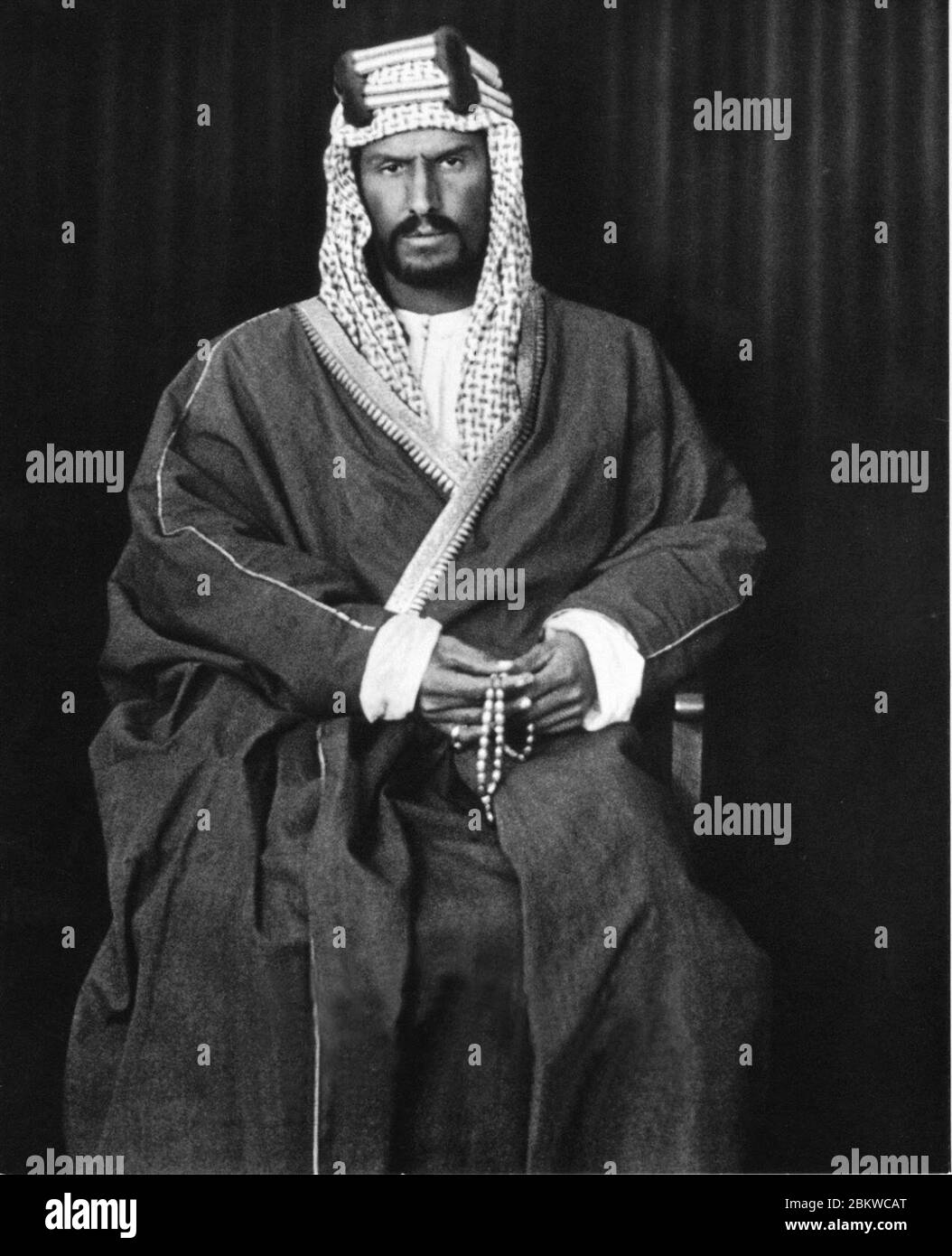 Ibn Saud (kuwait 1910). Stockfoto