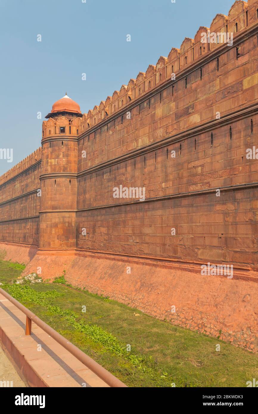 Red Fort, Lal Qila, Delhi, Indien Stockfoto