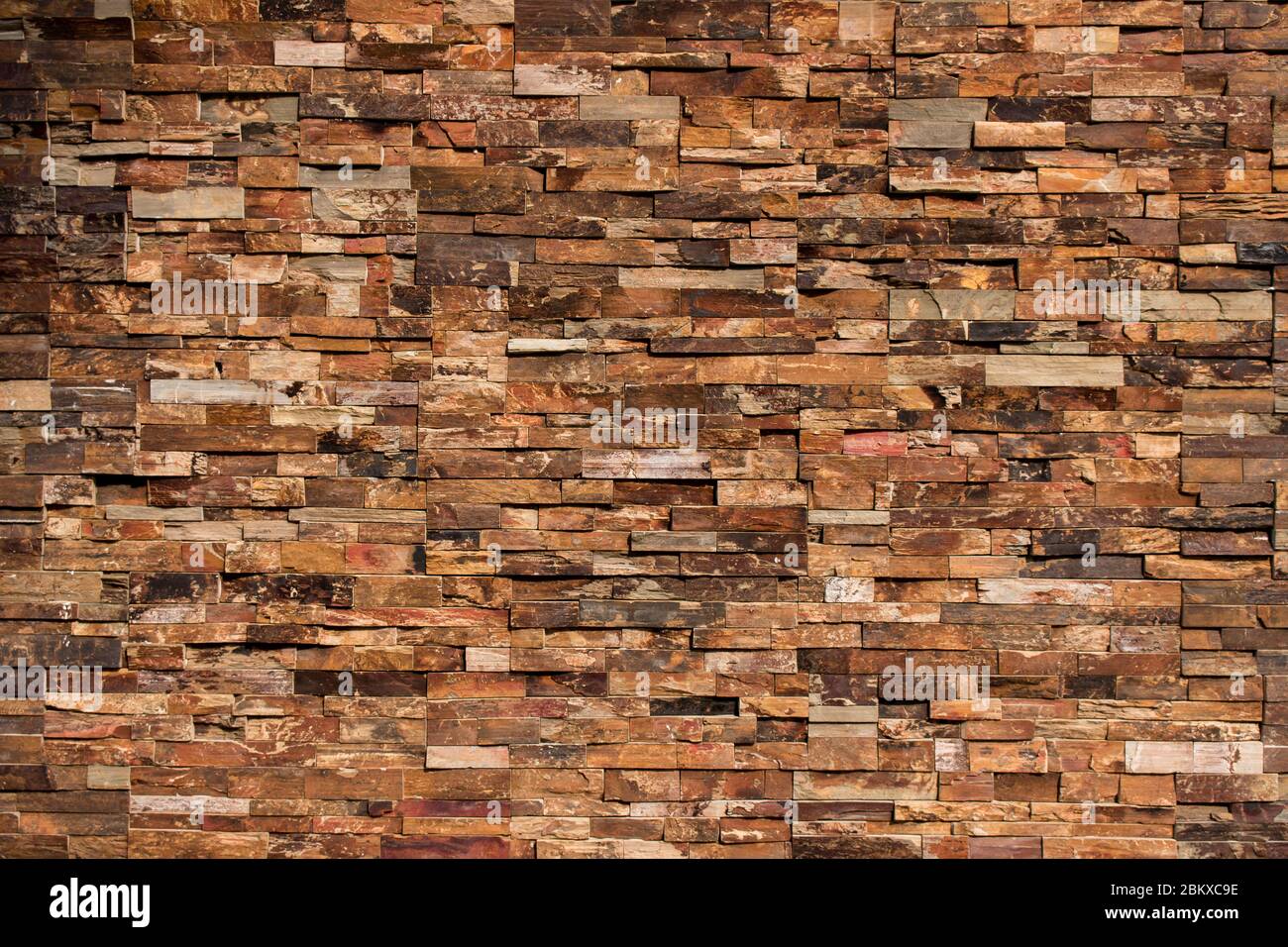 Foto von rauer Mauerwerkswand als Hintergrundmaterial Stockfoto