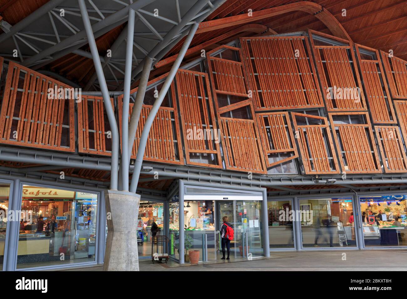 Santa Caterina Markt, La Ribera Viertel, Barcelona, Katalonien, Spanien, Europa Stockfoto