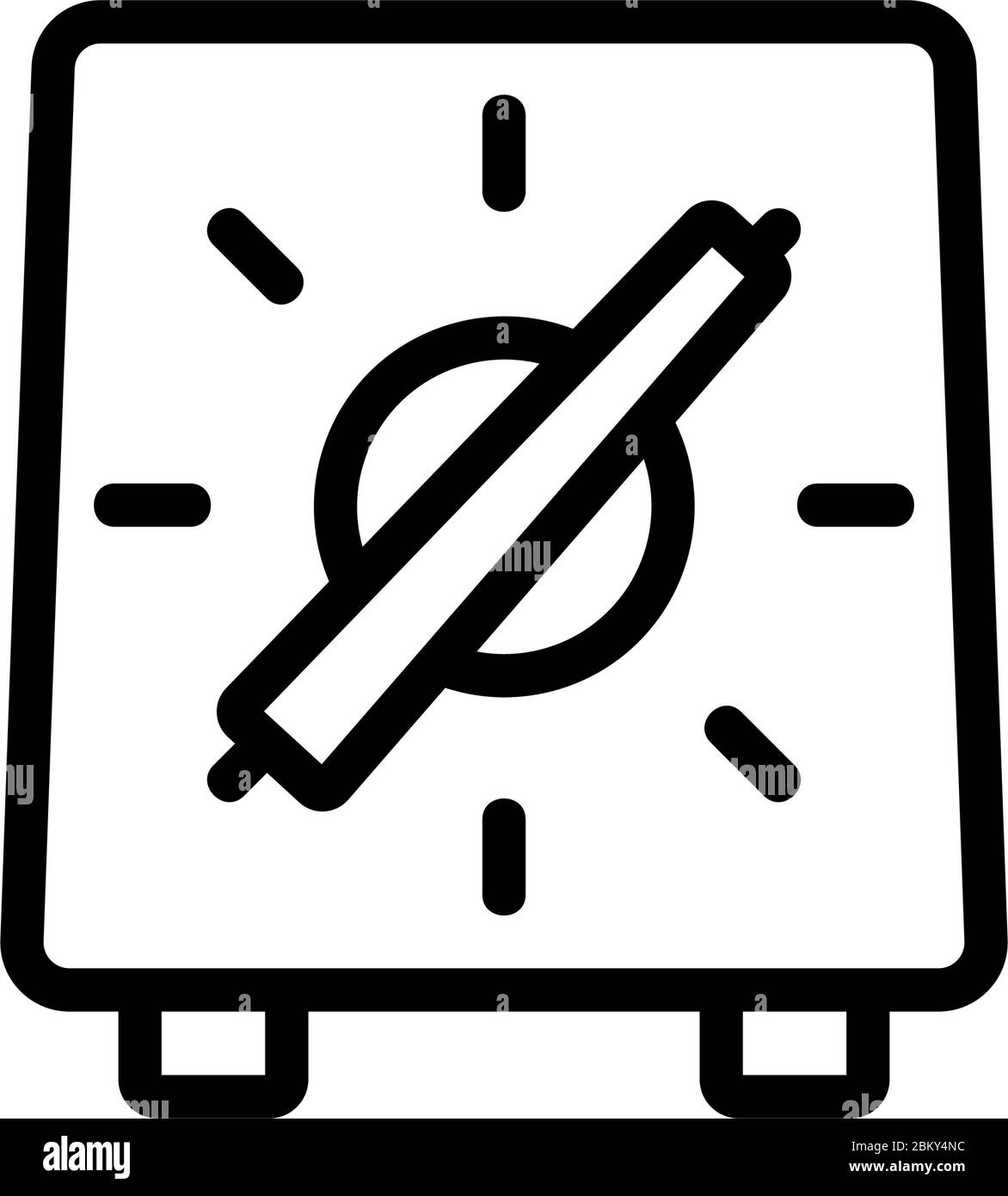 Abbildung des Vektorgrafiks für zusätzliche Heizplatten Stock Vektor