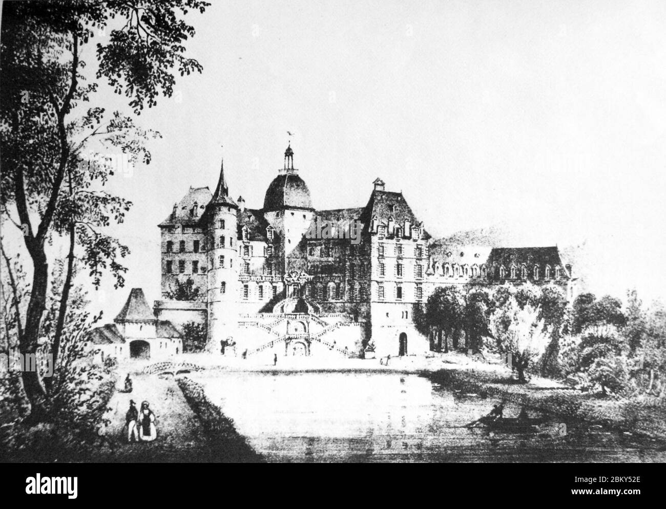 Im43 Album Dauphiné Tome II - Chateau de Vizille (Isère) von VC Cropped. Stockfoto