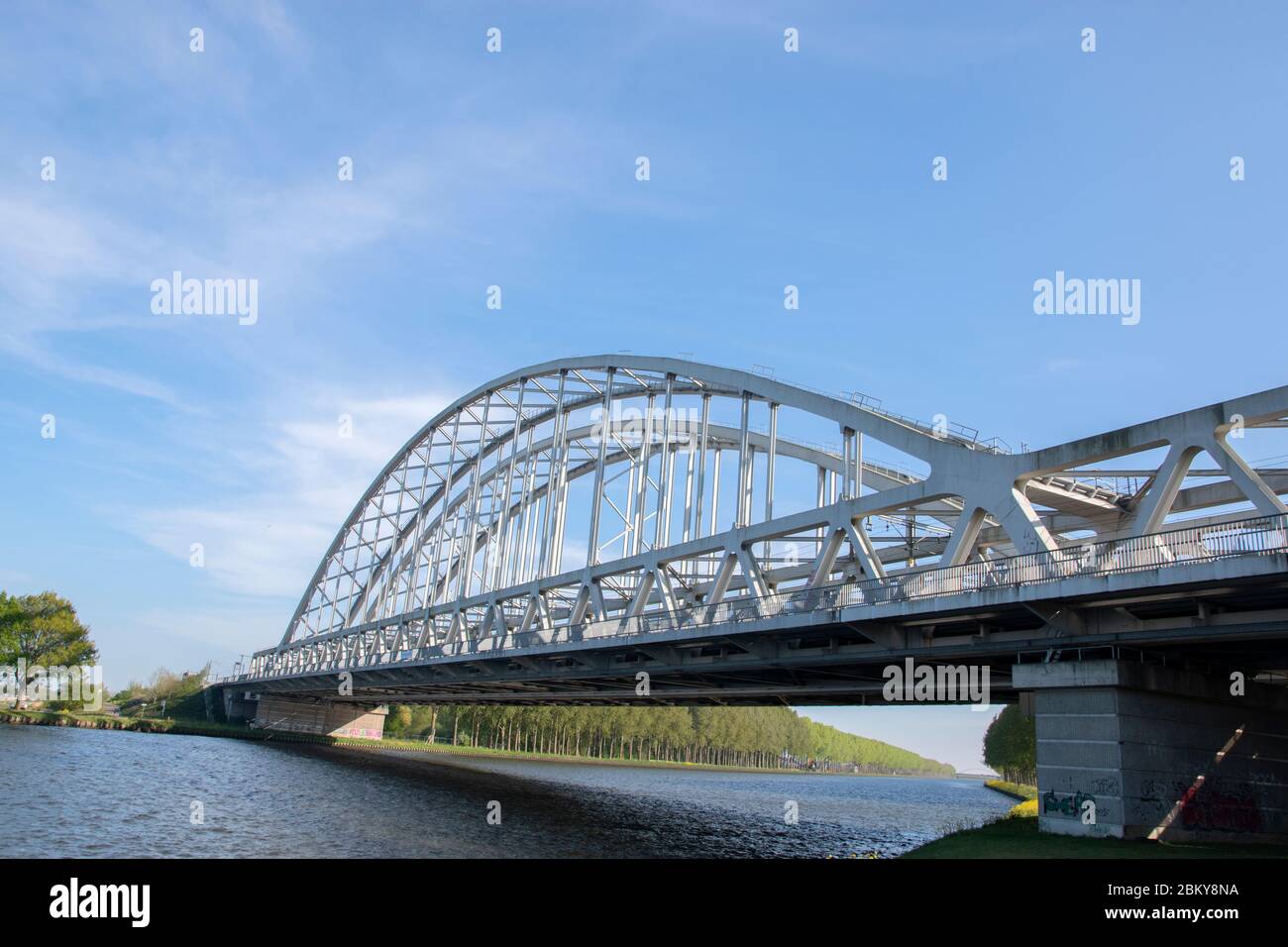 Muiderspoorbrug Brücke In Driemond Niederlande 2020 Stockfoto