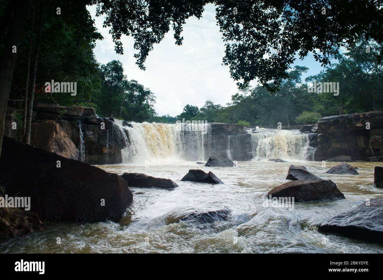 Tad Ton Wasserfall in der Chaiyaphum Provinz Stockfoto