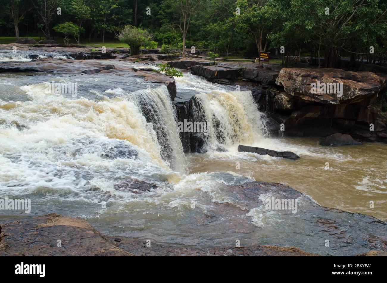 Tad Ton Wasserfall in der Chaiyaphum Provinz Stockfoto