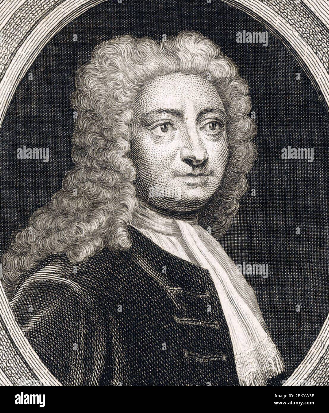 EDMUND HALLEY (1656-1742), englischer Astronom und Mathematiker Stockfoto