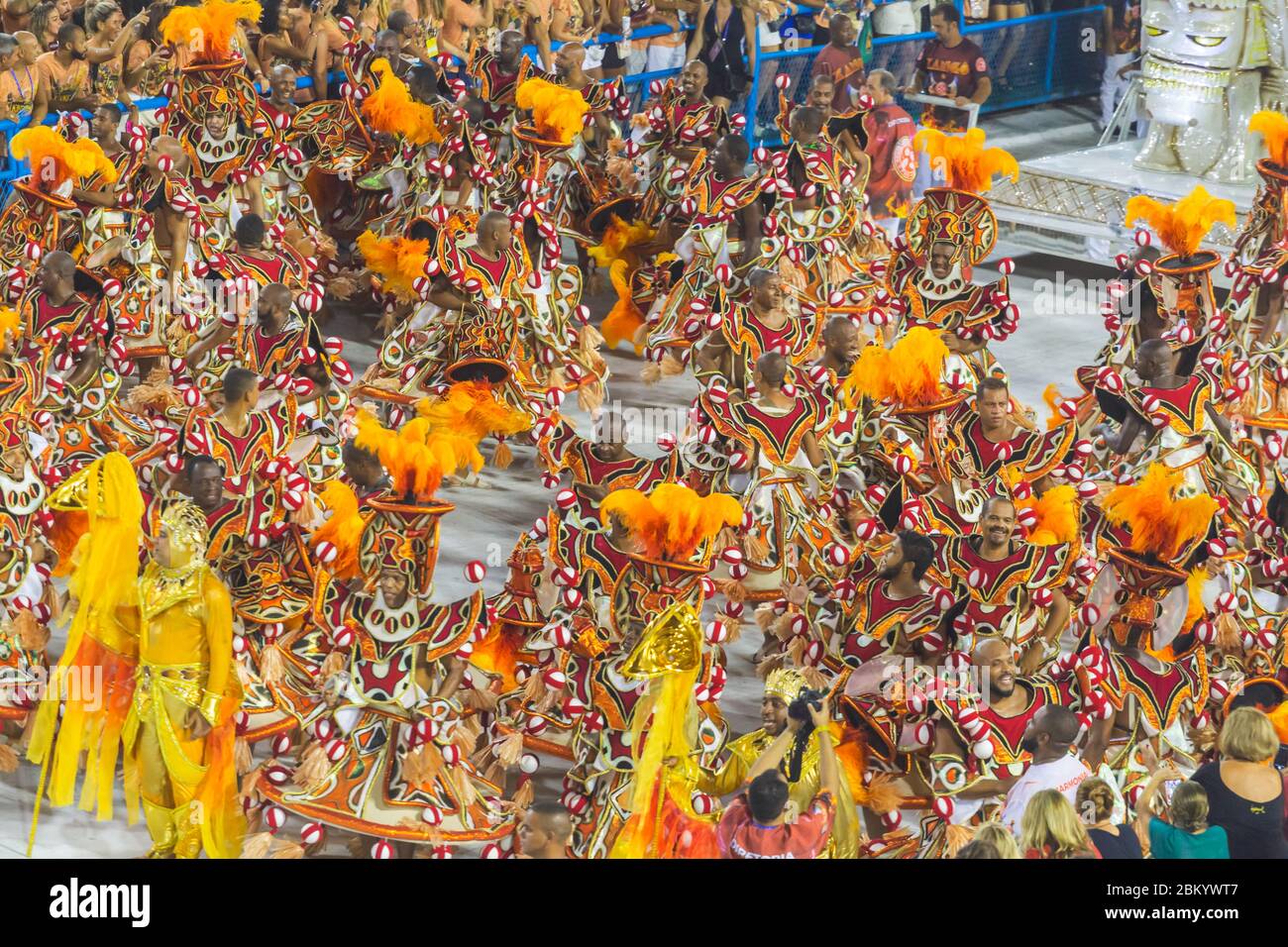 Rio Karneval, Parade der Gewinner, Rio de Janeiro, Brasilien Stockfoto