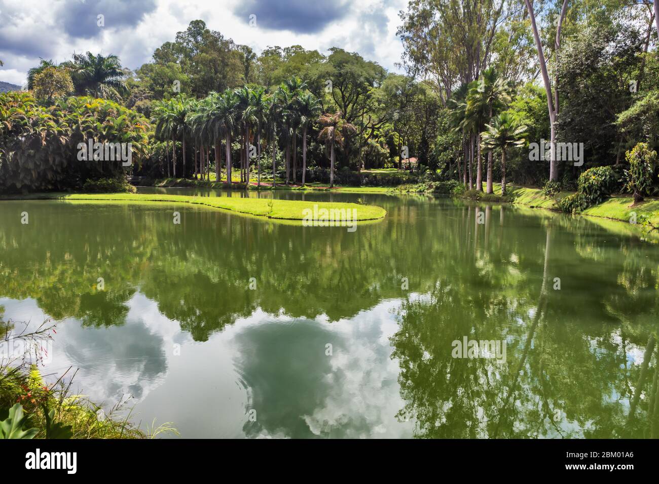 Park, Inhotim Institute, Brumadinho, Minas Gerais State, Brasilien Stockfoto