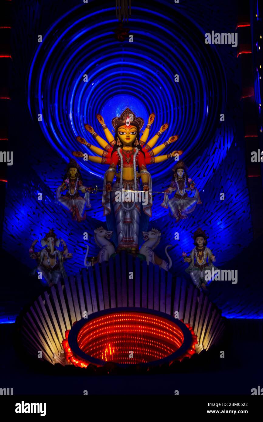 Durga Puja In Südostasien Stockfoto