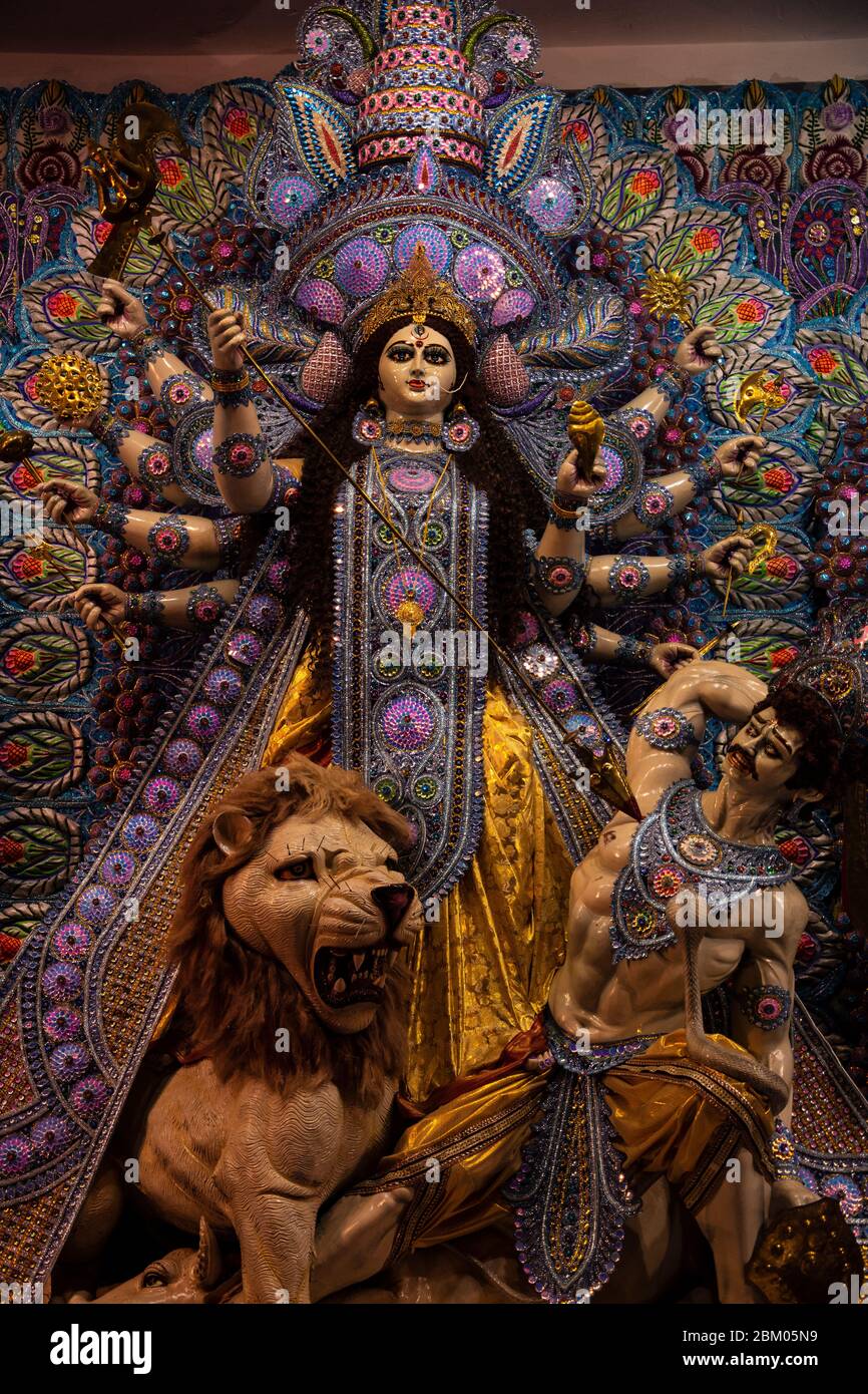 Durga Puja In Südostasien Stockfoto