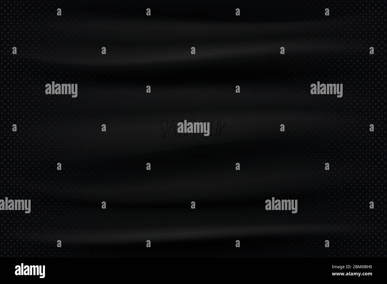 Abstraktes Satin Mesh Kunstwerk mit schwarzen Halbton Dekoration Hintergrund. Verwenden Sie für Anzeige, Poster, Vorlage, Kunstwerk, Design, Präsentation. Illustration Stock Vektor