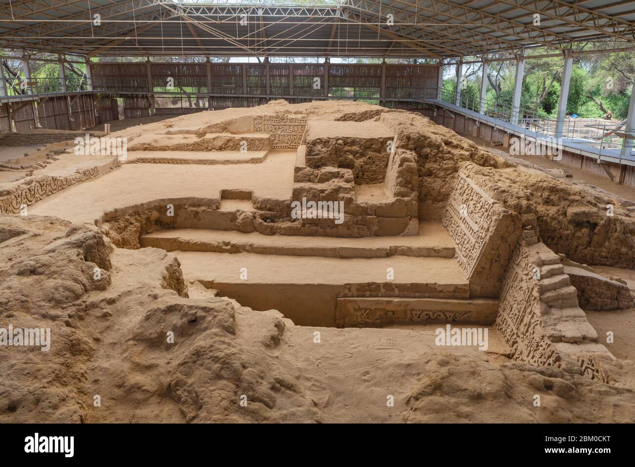 Archäologische Stätte, Präkolumbianische Kultur, Tucuma, Peru Stockfoto