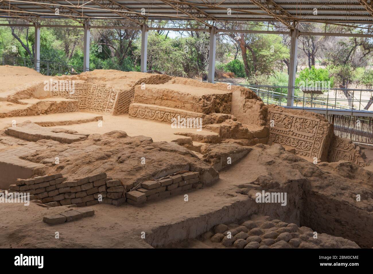 Archäologische Stätte, Präkolumbianische Kultur, Tucuma, Peru Stockfoto