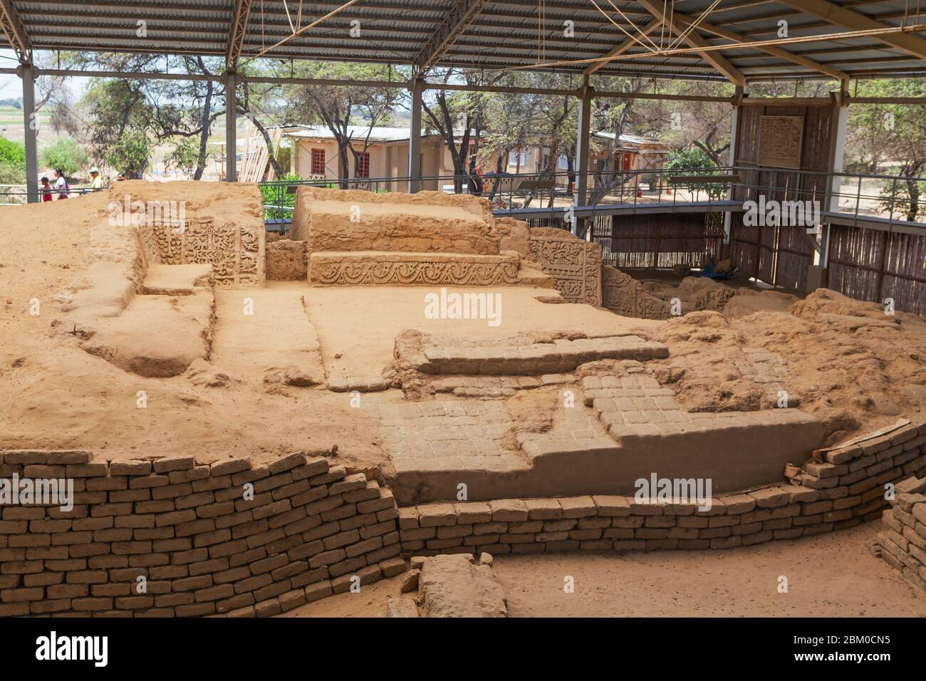 Archäologische Stätte, Präkolumbianische Kultur, Tucuma, Peru Stockfoto