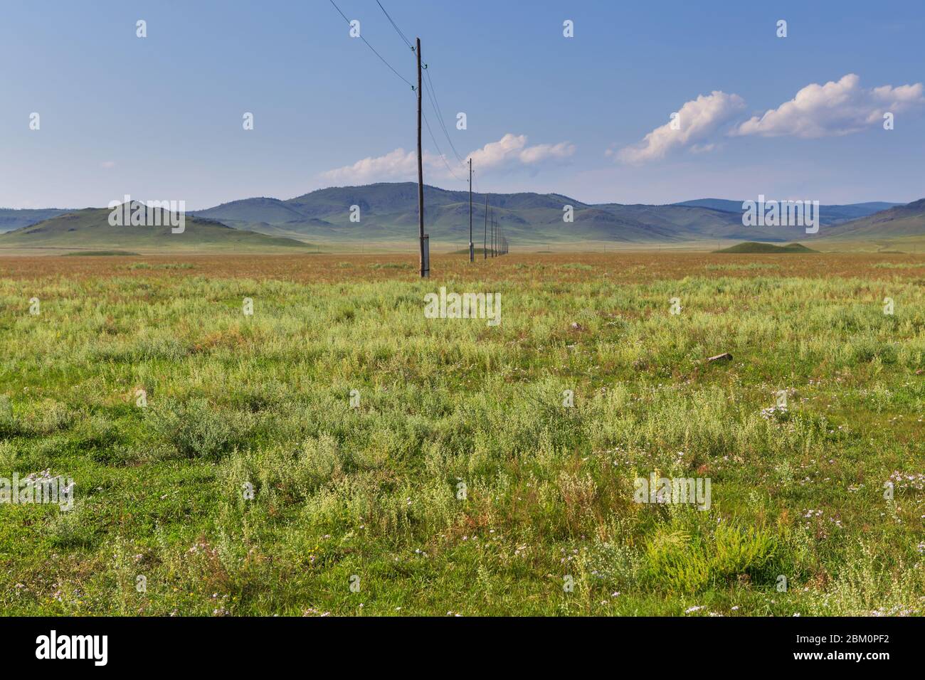 Tumulus, 9. Jahrhundert v. Chr., Kings Valley, Tyva Republik, Russland Stockfoto