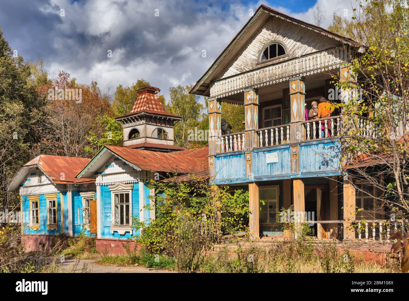 Datscha des Sängers Feodor Chaliapin, 1914, Shalyapino, Iwanowo Region, Russland Stockfoto