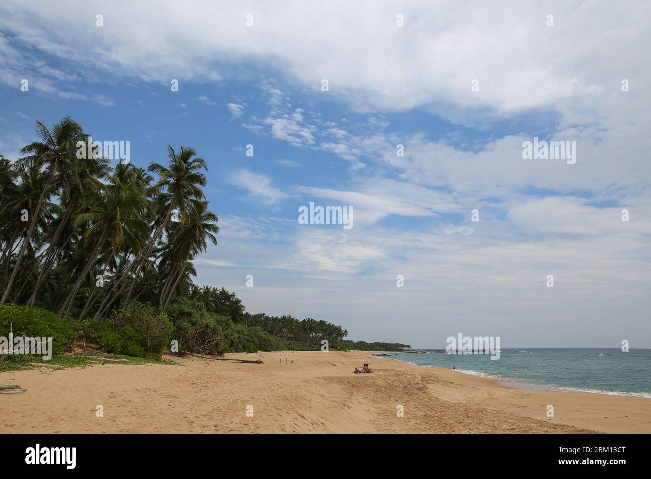 Ein zufälliger Strand in Sri Lanka Stockfoto