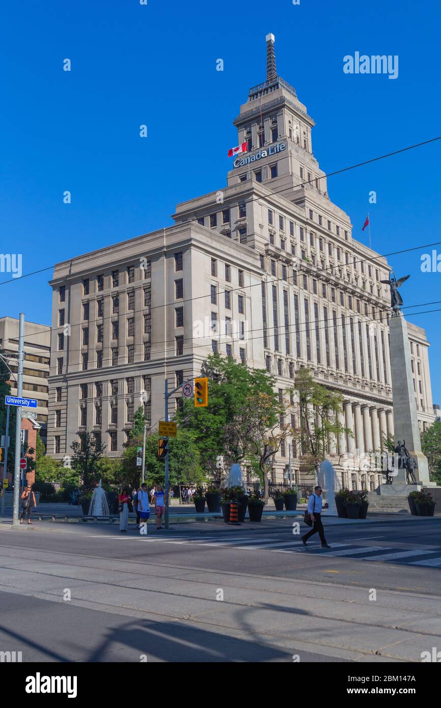 Canada Life Building, 1931, Toronto, Ontario, Kanada Stockfoto