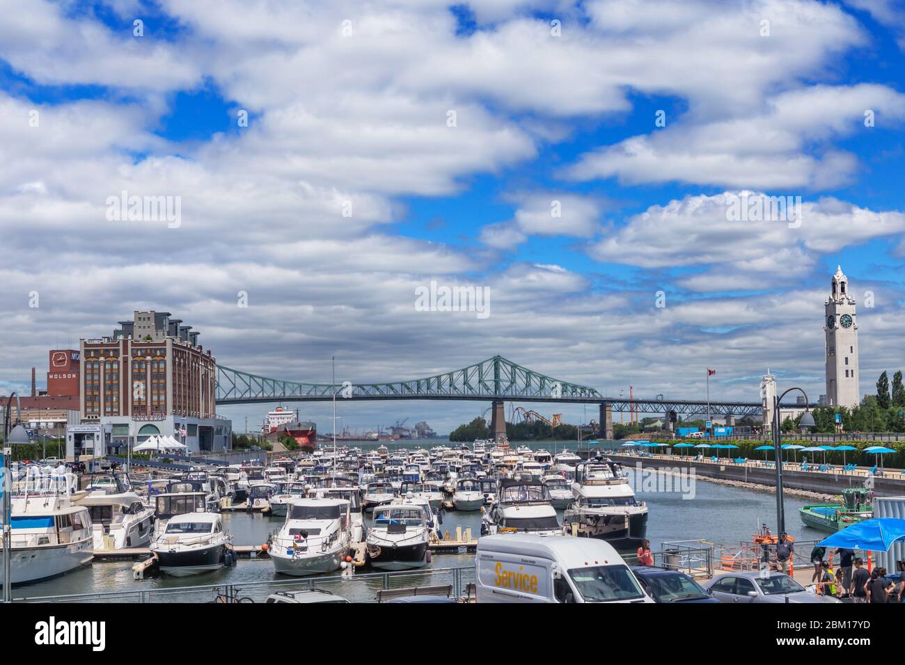 St Lawrence River, Montreal, Quebec, Kanada Stockfoto