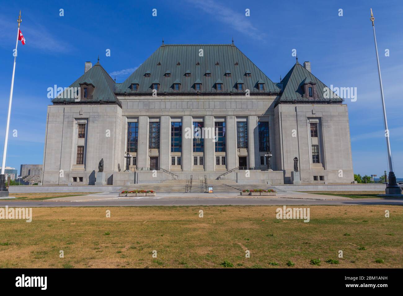 Gebäude des Obersten Gerichtshofs von Kanada, 1941, Ottawa, Ontario, Kanada Stockfoto