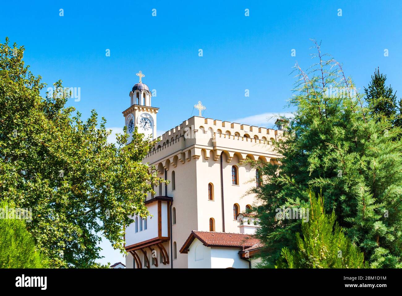 Kloster St. Georg im Dorf Hadjidimovo, Bulgarien Stockfoto