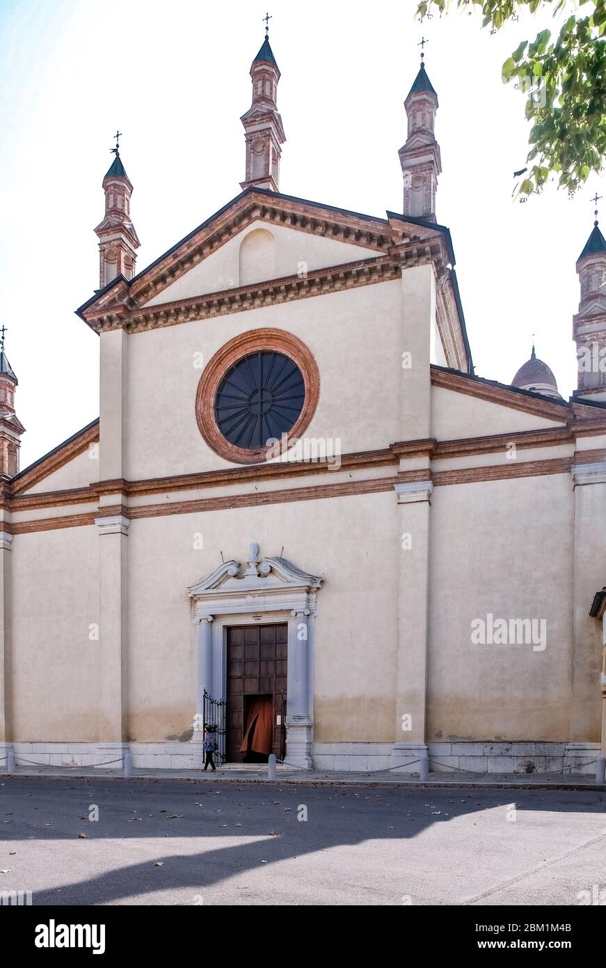 Italien Lombrady Cremona - Kirche von San Sigismondo Stockfoto