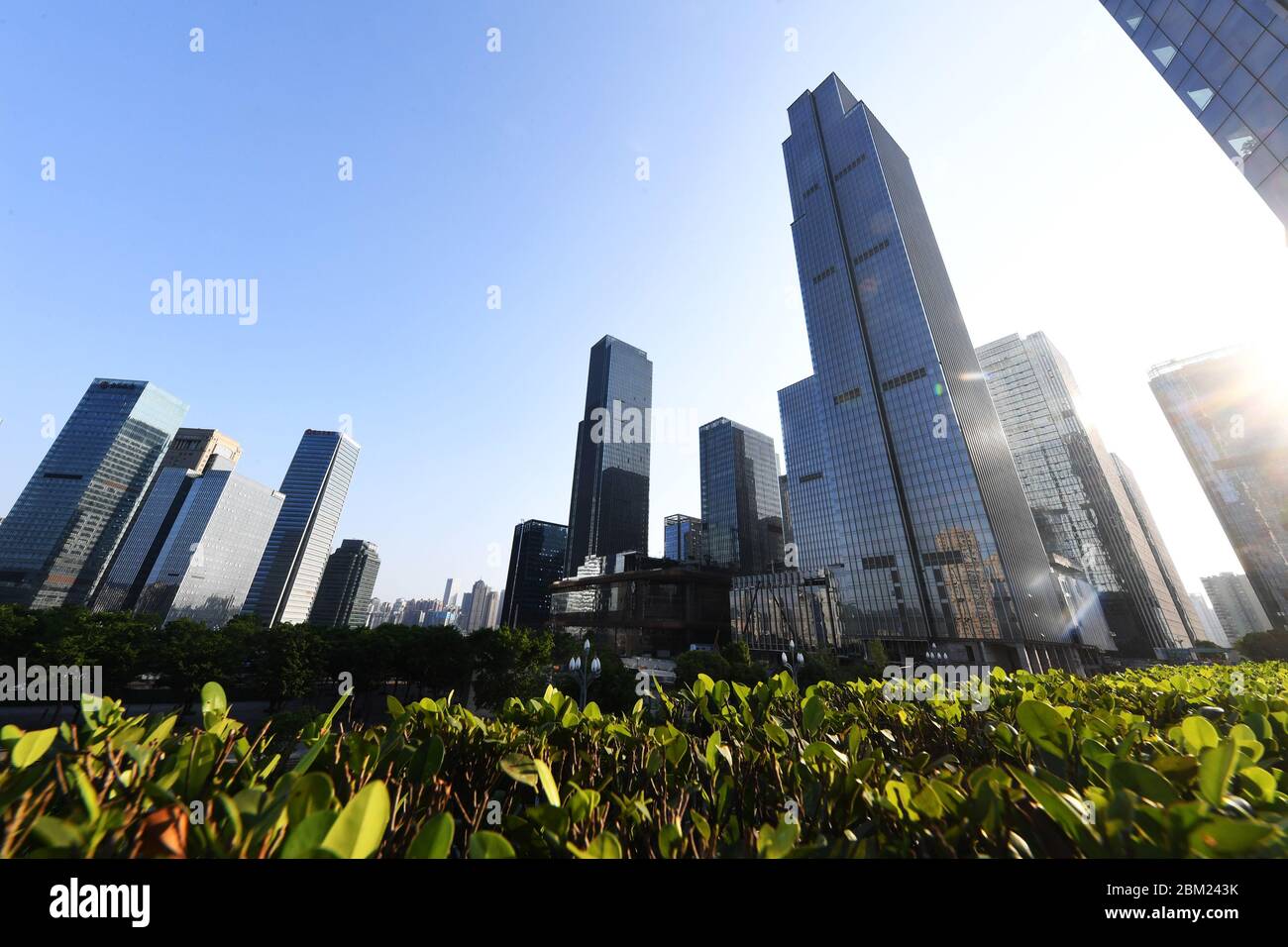 (200506) -- CHONGQING, 6. Mai 2020 (Xinhua) -- das Foto vom 6. Mai 2020 zeigt eine Ansicht der südwestlichen chinesischen Gemeinde Chongqing. (Xinhua/Wang Quanchao) Stockfoto