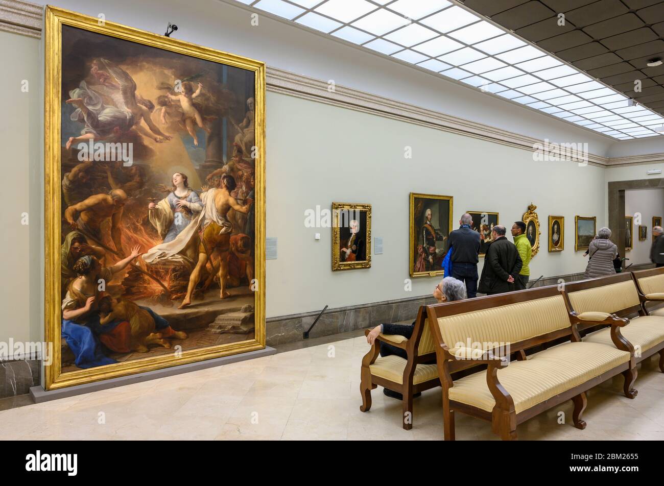 Kunstsammlungen in der Königlichen Akademie der Schönen Künste San Fernando, Madrid, Spanien, Stockfoto