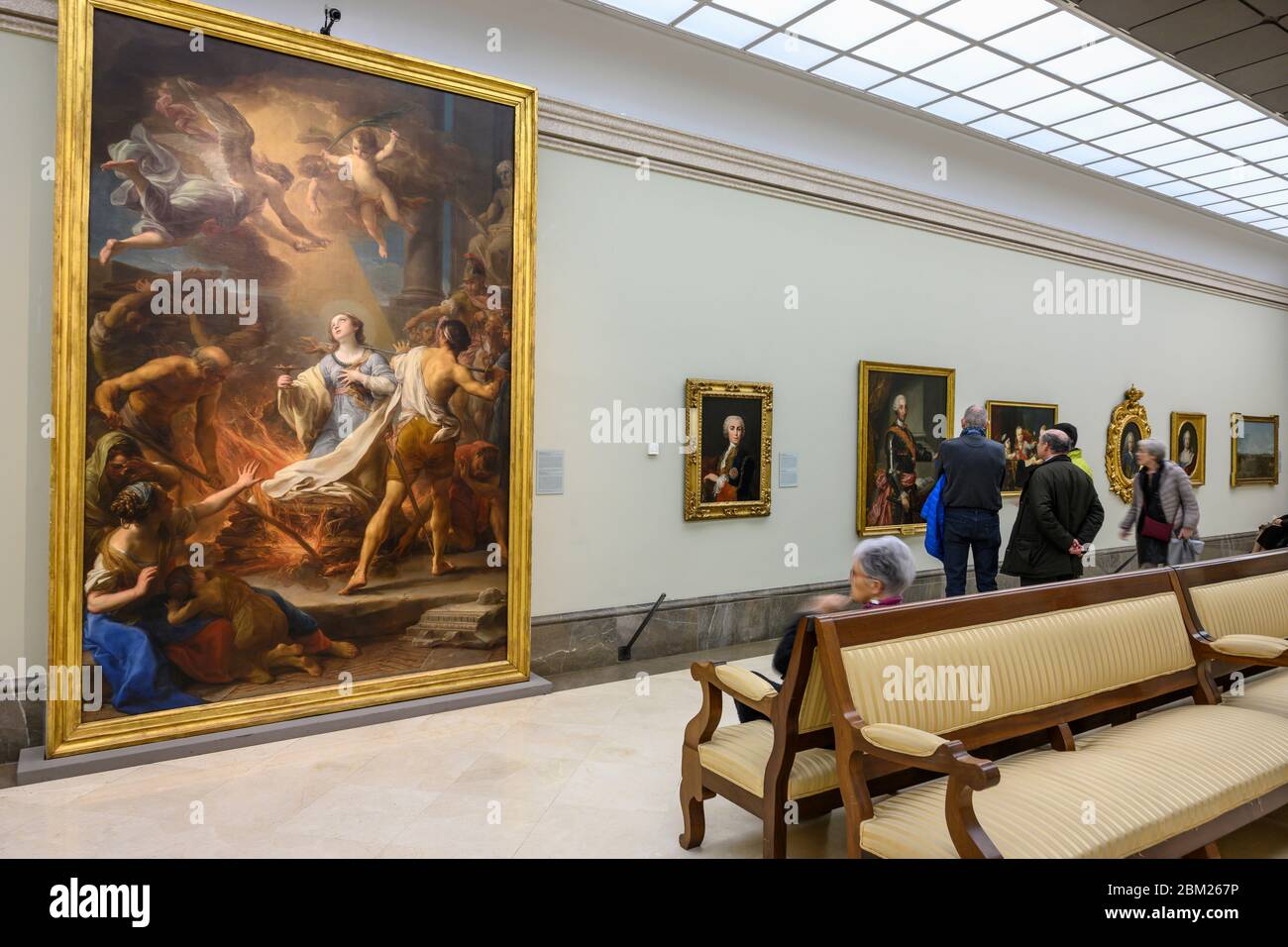 Kunstsammlungen in der Königlichen Akademie der Schönen Künste San Fernando, Madrid, Spanien, Stockfoto
