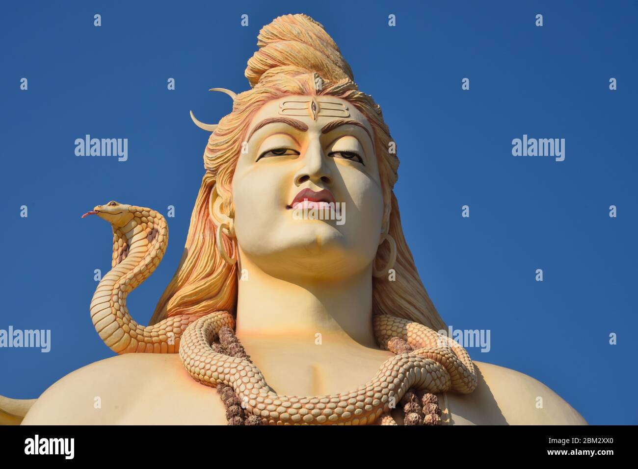 Omkareshwar ist ein Hindu-Tempel, der Gott Shiva in Madhya Pradesh Zustand von Indien eingeweiht wird. Stockfoto