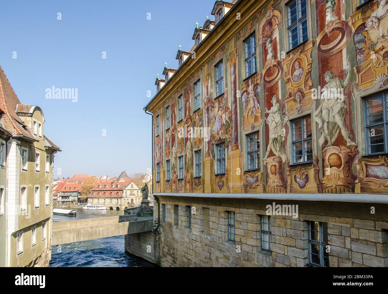 Quedlinburg, eine Stadt nördlich des Harzes, wurde 1994 von der UNESCO zum Weltkulturerbe erklärt. Stockfoto