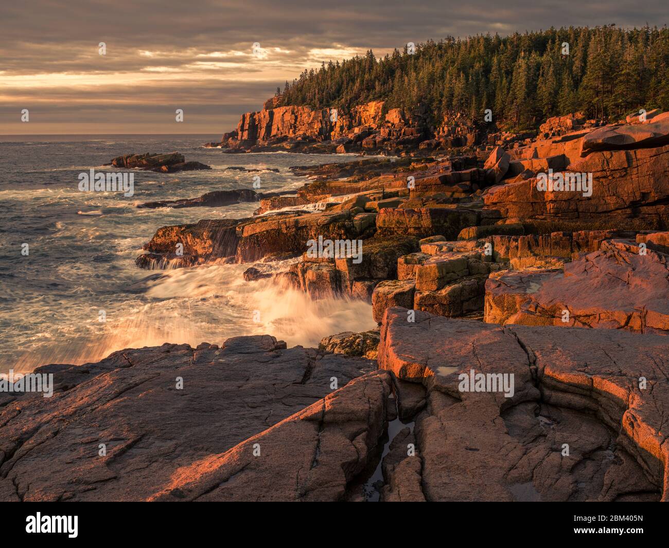 Rocky Terrain Acadia High Resolution Stockfoto