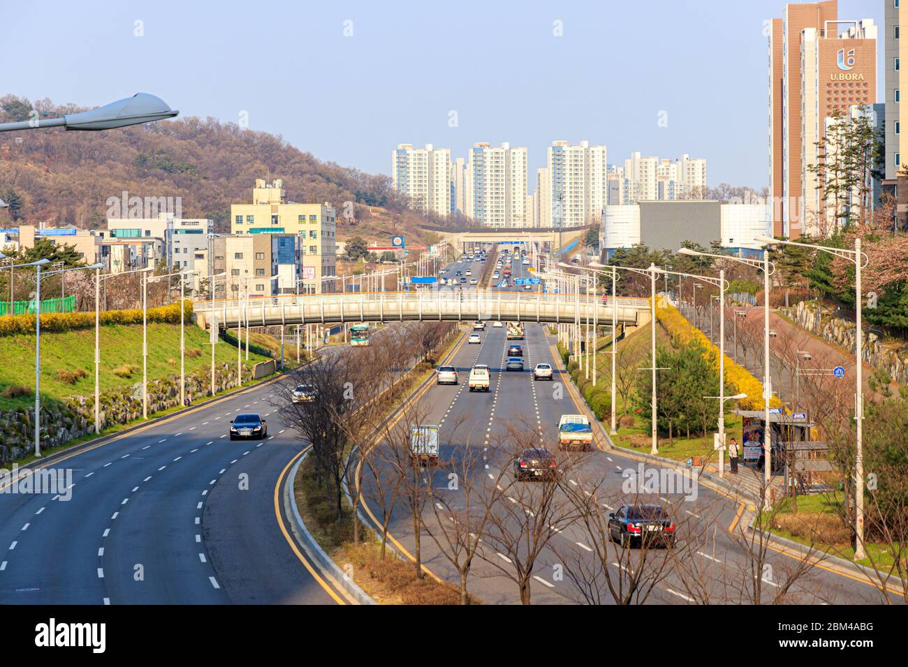 Gimpo, Gyeonggido, Korea 07. April 2020. Gyeonggido Bus System und