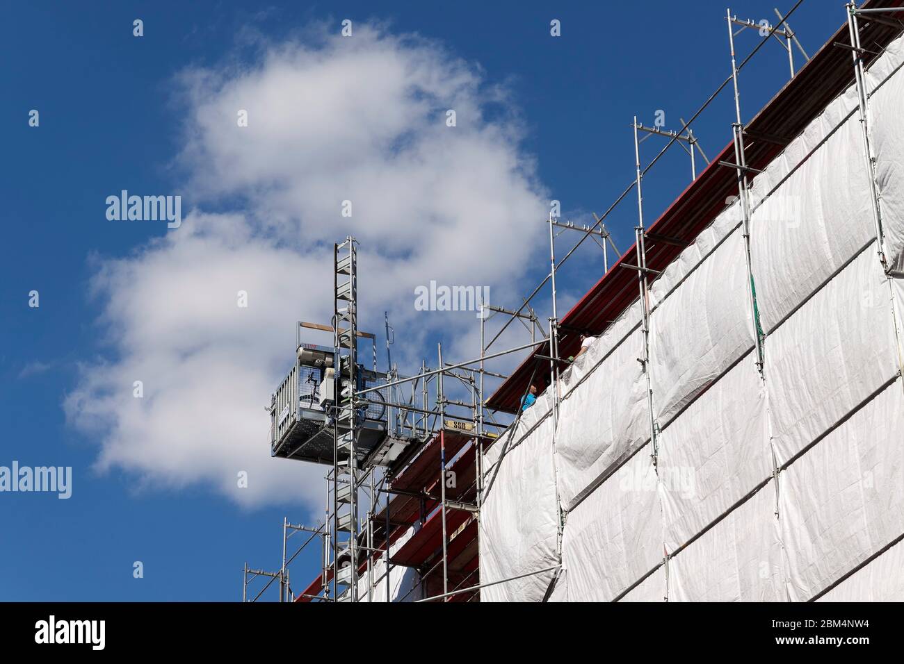 Symbolische Foto für den Bauboom in Berlin Stockfoto