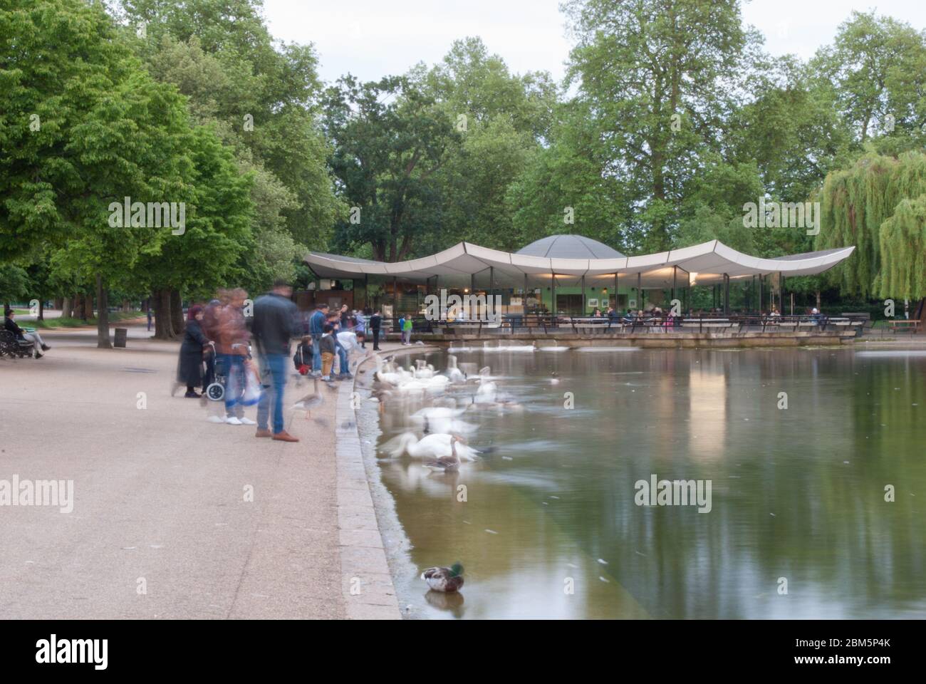 Zelt wie Struktur Dach Modernismus Dell Restaurant, Hyde Park