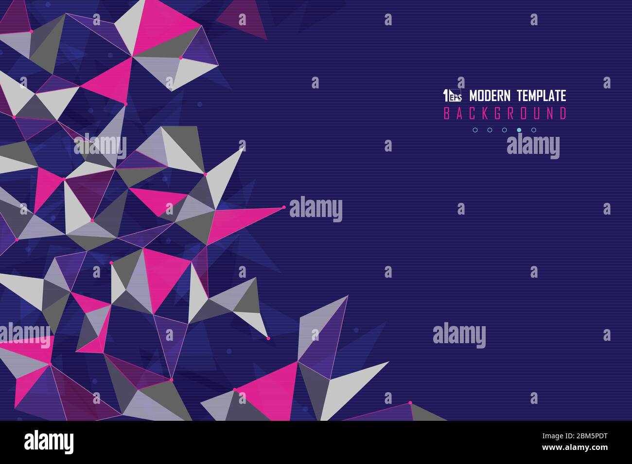 Abstraktes Dreieck Tech-Design von futuristischen Vorlage Design Kunstwerk Hintergrund. Dekorieren für Anzeige, Druck, Poster, Vorlage, Cover. Illustration Vektor e Stock Vektor