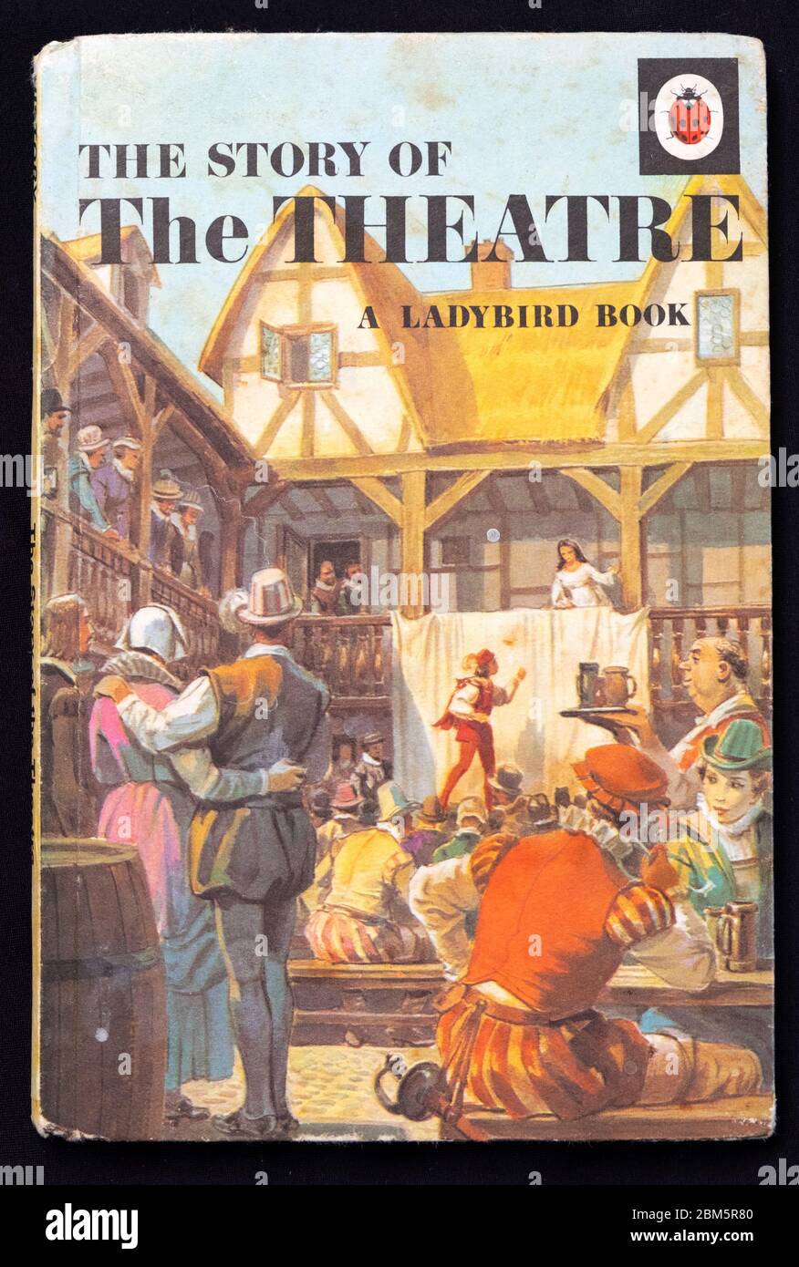 1970 Ladybird Buch 'The Story of the Theatre' Britisches Kinderbuchcover mit Illustration von Romeo und Julia London England UK Großbritannien Stockfoto