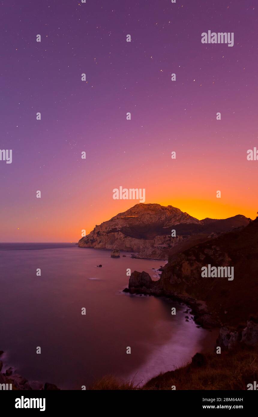 San Julian Strand, Liendo, Kantabrien, Spanien, Europa Stockfoto