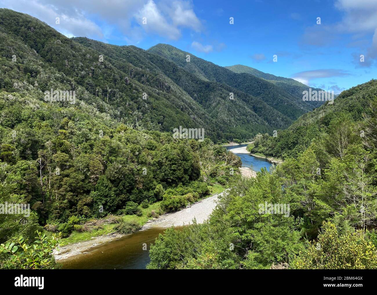 Buller River, Murchison, Neuseeland Stockfoto