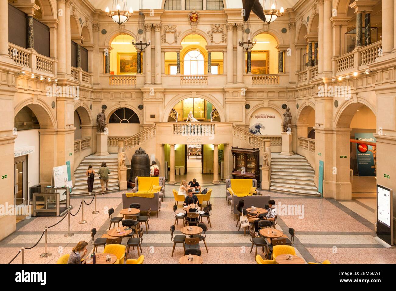 Lounge in Bristol Museum & Art Gallery, UK Stockfoto