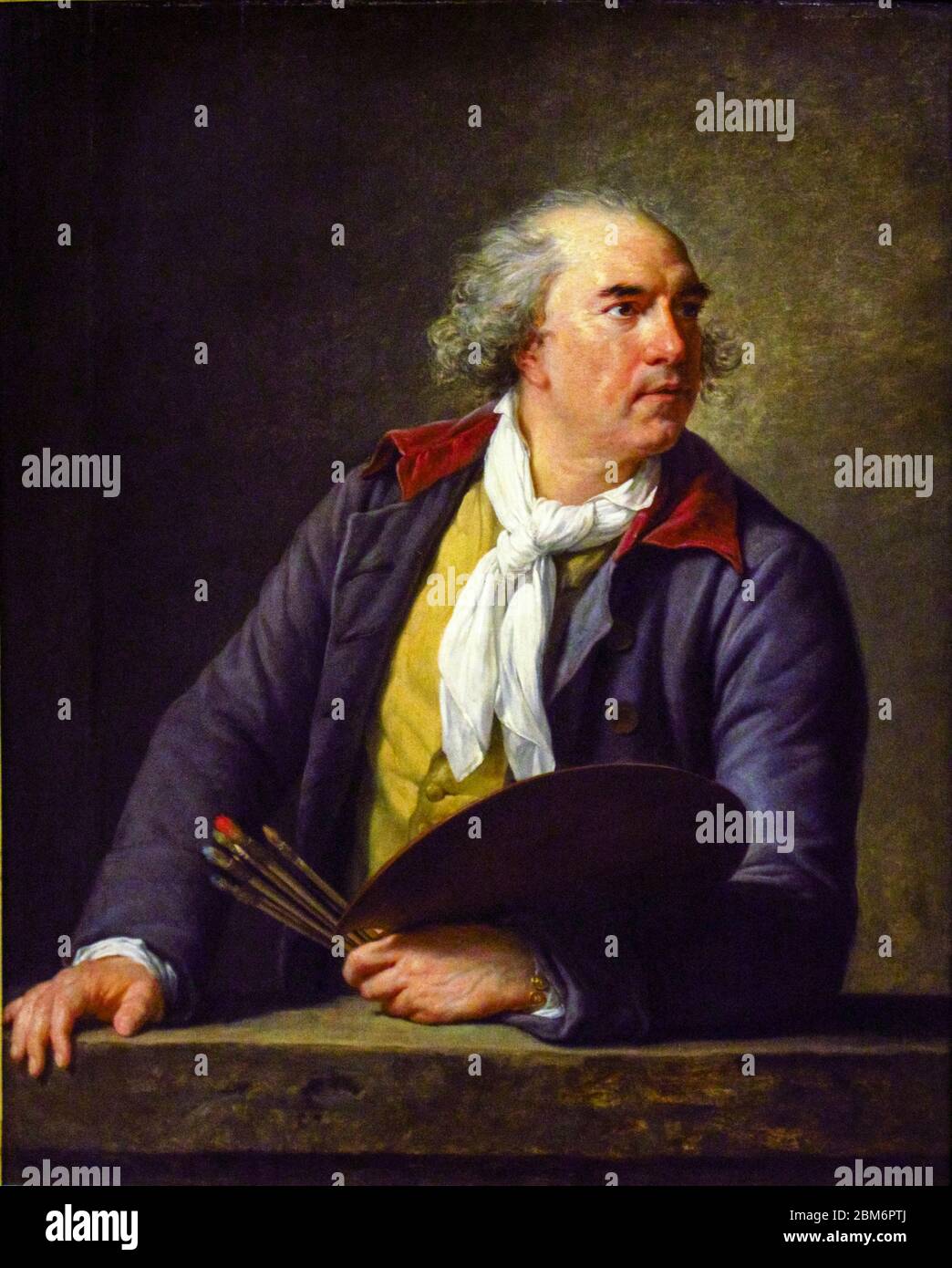 Hubert Robert (1733-1808), französischer Maler, Porträtmalerei von Elisabeth Vigée-Le Brun, 1788 Stockfoto