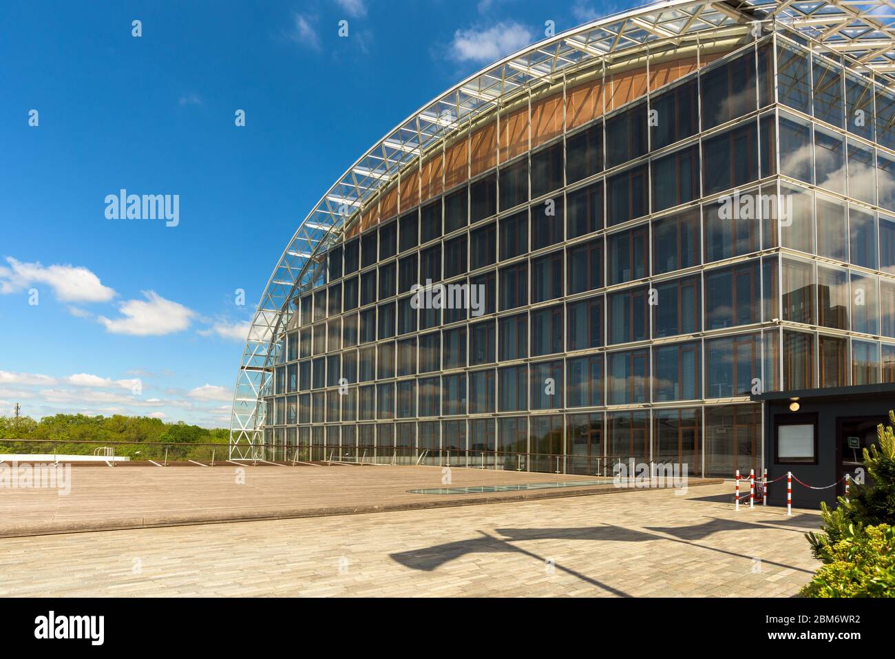 Gebäude der Europäischen Investitionsbank in Luxemburg. Es ist die gemeinnützige Institution der Europäischen Union, die 1958 in Kirchberg gegründet wurde. Stockfoto